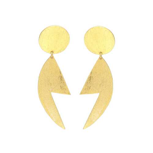 new style golden earring set