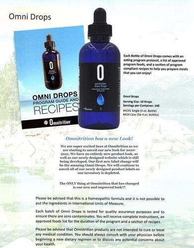 Omni Drops Diet Drops with Vitamin B12 - 4 oz