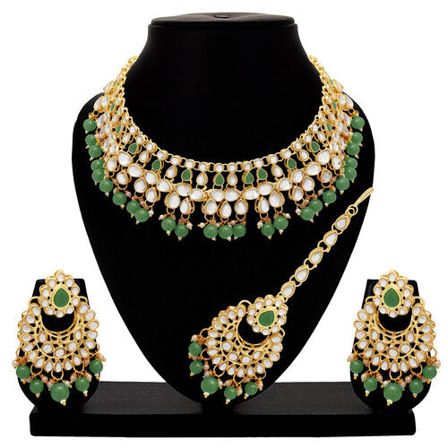 Imperial Wedding  Kundan Choker Necklaces Set