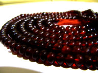 Natural Hessonite Garnet 5-10mm plain Rondelle Shape Beads Strand 8''long