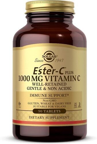 Solgar Ester-c Plus 1000 Mg Vitamin C (Ascorbate Complex), 90 Tablets