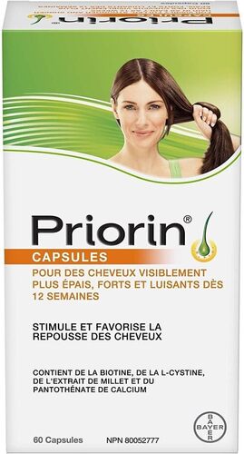 Priorin Capsules 60 Caps - 3 Pack (180 Count)