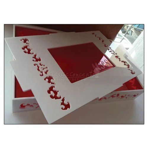 Glossy Lamination Acrylic Designer Box