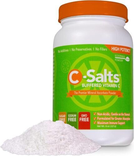 C-Salts Buffered Vitamin C Powder Supplement  Original 8oz