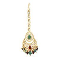 Emerald Elegance kundan Choker Necklace Set.