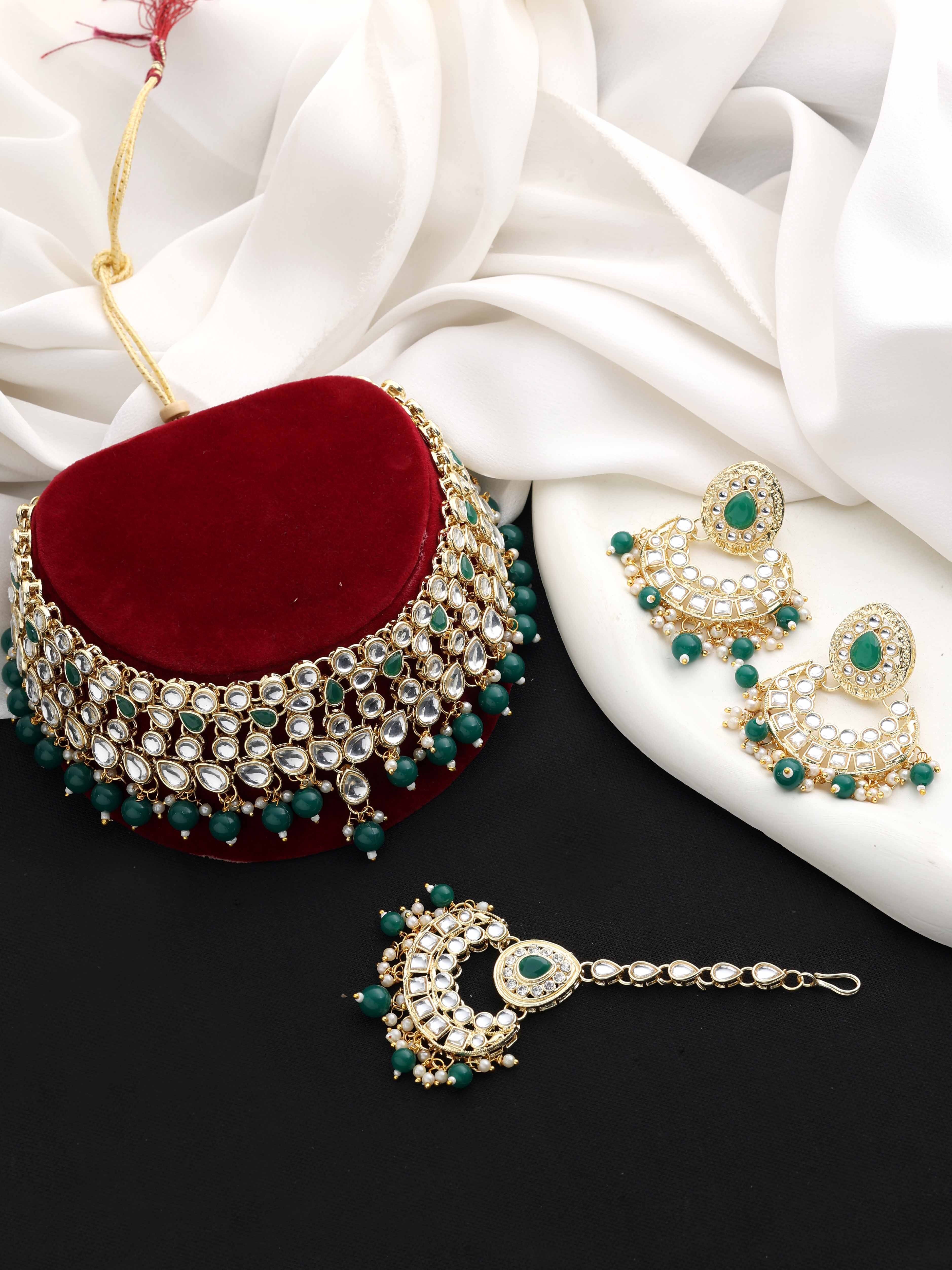 Classic Elegance Kundan Set For Women & Girls