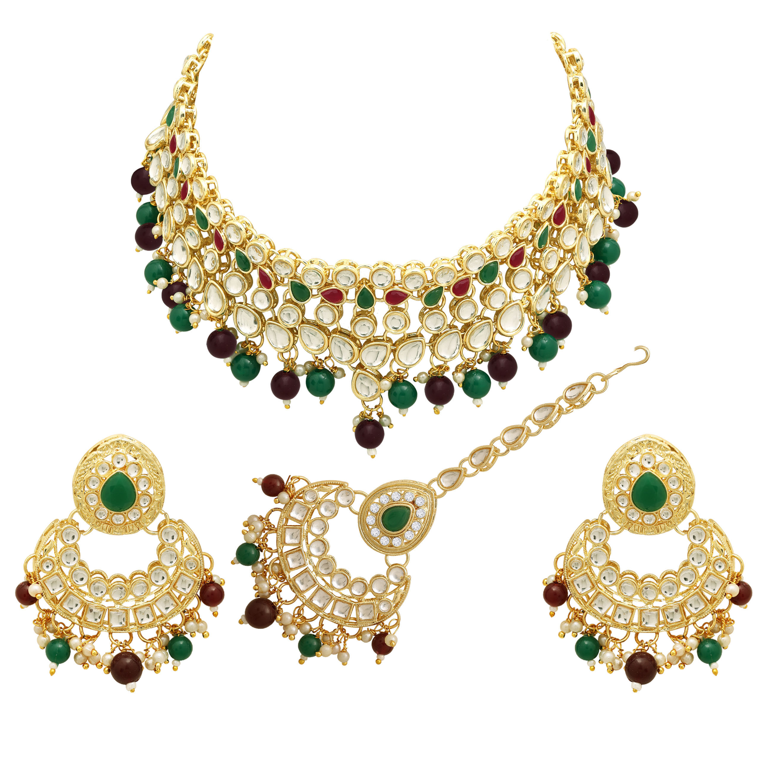 Classic Elegance Kundan Set For Women & Girls.