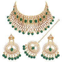 Timeless Treasure Kundan Choker Necklace Set