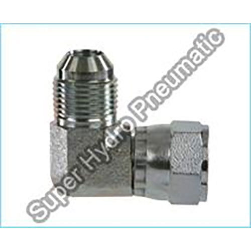 Silver Mild Steel Swivel Elbow