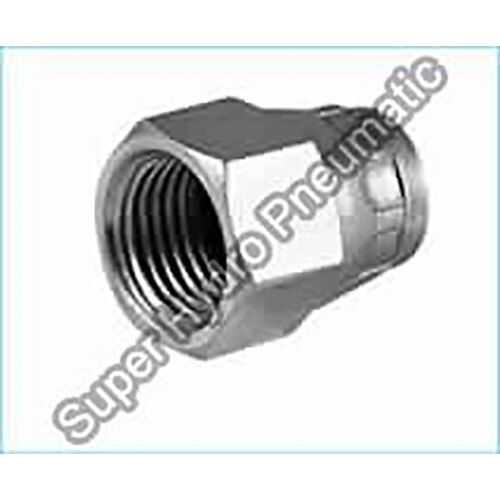 Silver Jic Female Nut Plug