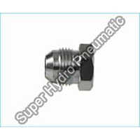 Jic Male Nut Plug - Color: Silver