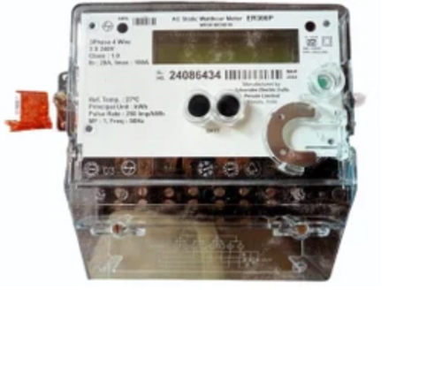 Three L&T Meter 3-Phase, Model Name/Number: ER300P, 240 V (p-n)