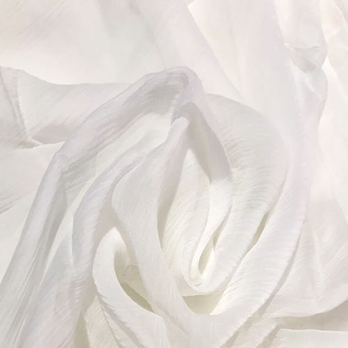 White Viscose Chiffon Fabric