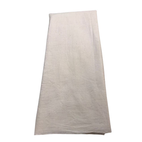 White 33S Plain Cotton Fabric