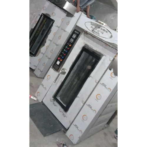 36 Tray Diesel Fired Rotary Oven - Color: White