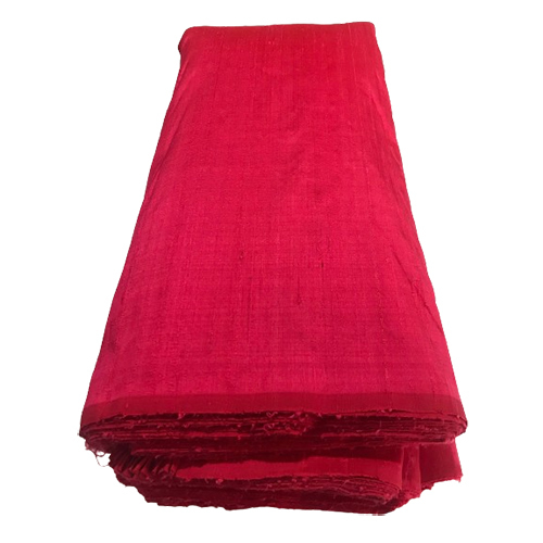 SMSC 001 Red Color Raw Silk