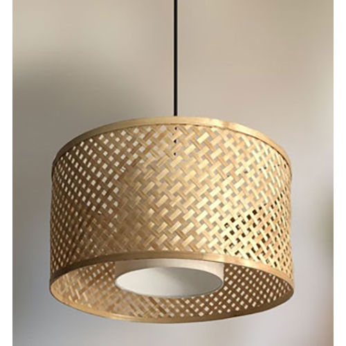 Brown Bamboo Pendent Lamp