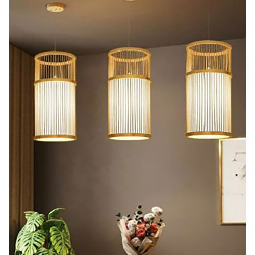 Modern Bamboo Pendant Light