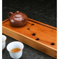 Bamboo Tea Tray - Color: Brown