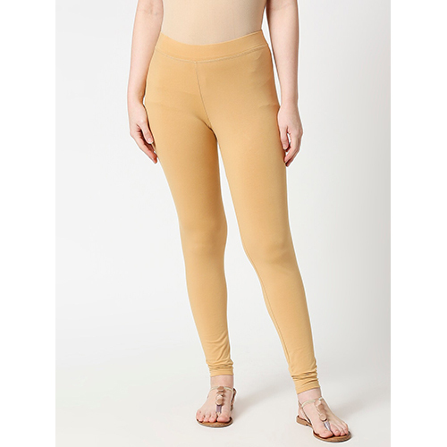 Beige Colour Cotton Lycra Legging