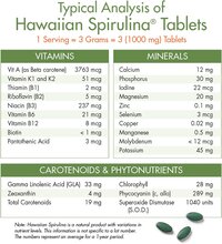 Nutrex Hawaii, Pure Hawaiian Spirulina, 1000 mg Spearmint Tablets, 180 Count, Vegan