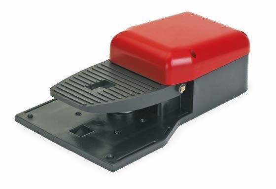 IP7006I FOOT SWITCH RED WITH 1NO