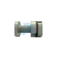 Tank Connector - Plastic Material, All Sizes, White Color | Industrial Application, 1-year Warranty