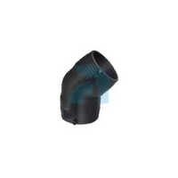 Electrofusion Elbow - 45 Degree Angle, 32 Mm To 110 Mm Od Dimensions | Plastic Material, Painted Black Finish, 1-year Warranty, Round Shape