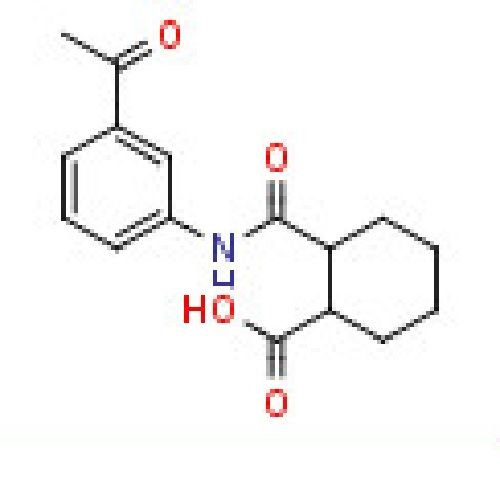 2-([(3-Acetylphenyl)amino]carbonyl)cyclohexanecarboxylic acid