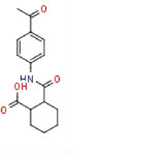 2-([(4 Acetylphenyl)amino]carbonyl) cyclohexanecarboxylic acid