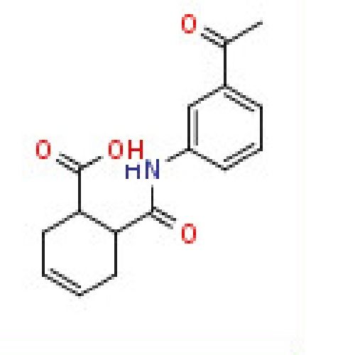 6-([(3-Acetylphenyl)amino]carbonyl)cyclohex-3-ene-1-carboxylic acid