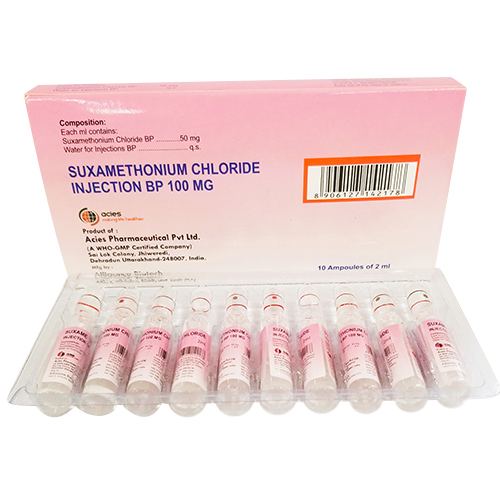 100 MG Suxamethonium Chloride Injection BP