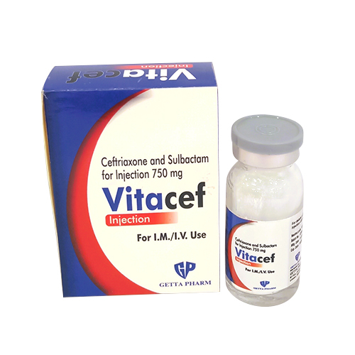 750 MG Ceftriaxone And Sulbactam For Injection