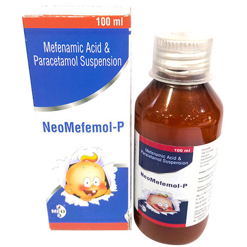 100 Ml Mefenamic Acid And Paracetamol Suspension General Medicines