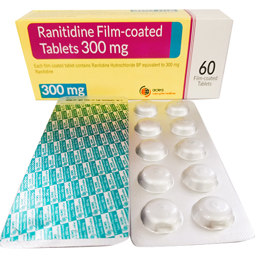 300 MG Ranitidine Film-Coated Tablets