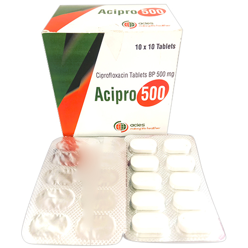 500 MG Ciprofloxacin Tablets BP