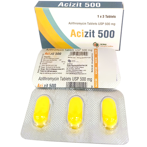 500 MG Azithromycin Antibiotic Tablets USP