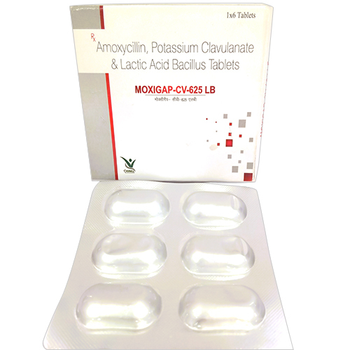 Amoxicillin Potassium Clavulanate And Lactic Acid Bacillus Tablets