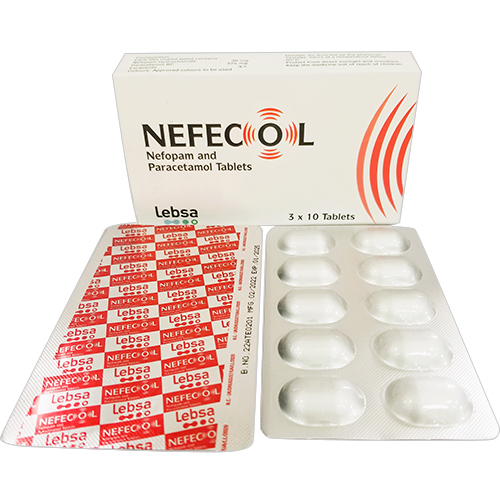 Nefopam And Paracetamol Tablets