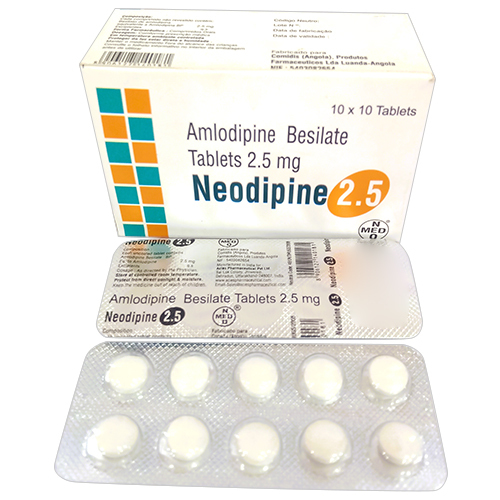 2.5 MG Amlodipine Besilate Tablets