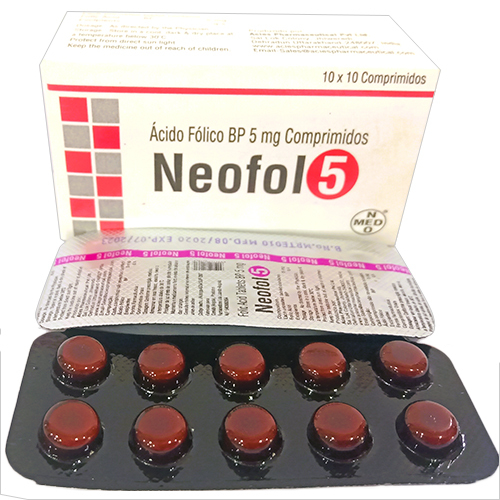 5 MG Comprimidos Folic Acid Tablets