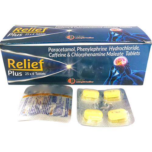 Paracetamol Phenylephrine Hydrochloride Caffeine And Chlorphenamine Maleate Tablets