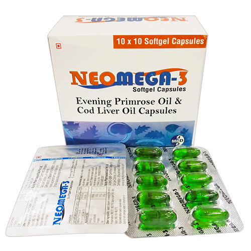 Evening Primrose Oil And Cod Liver Oil Capsules
