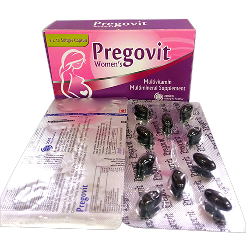 Multivitamin Multimineral Supplement Softgel Capsules
