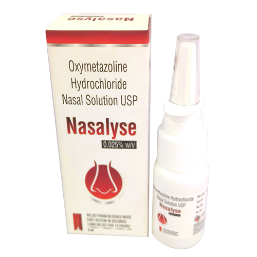 Highly Effective Oxymetazoline Hydrochloride Nasal Solution USP