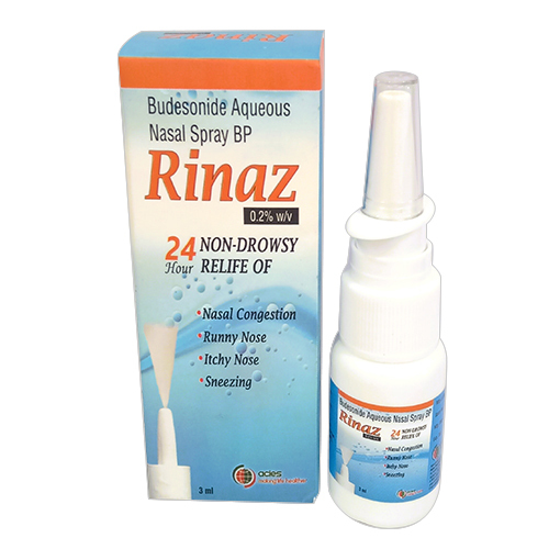 3 ML Budesonide Aqueous Nasal Spray BP to Treat Allergic Rhinitis