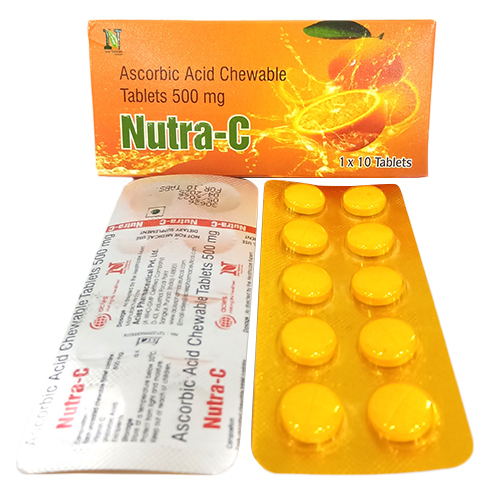 500 MG Ascorbic Acid Chewable Tablets