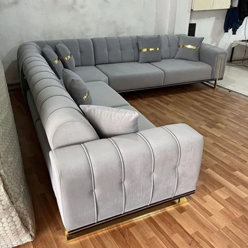 Modern Luxury L Type Living Room Sofa Set