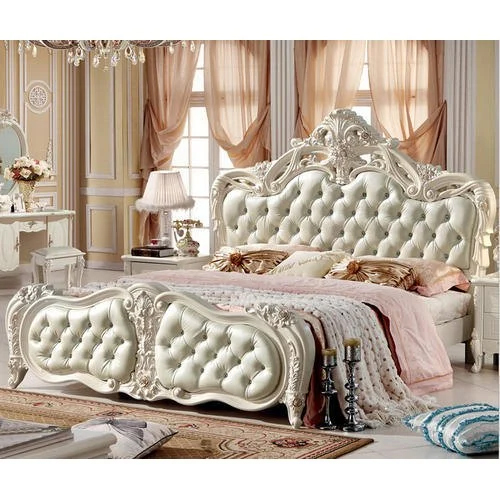 Modern Luxury Carving King Size Bed