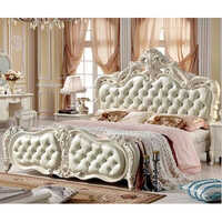 Handmade Modern Luxury Carving King Size Bed